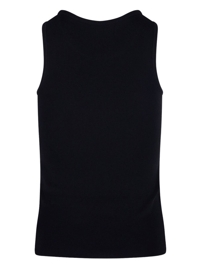 BALENCIAGA logo-print tank top outlook