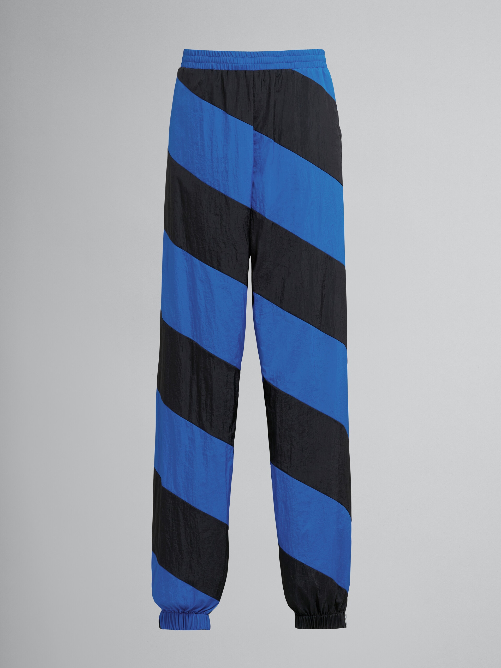 LIGHTWEIGHT CRINKLED NYLON PANTS - 1