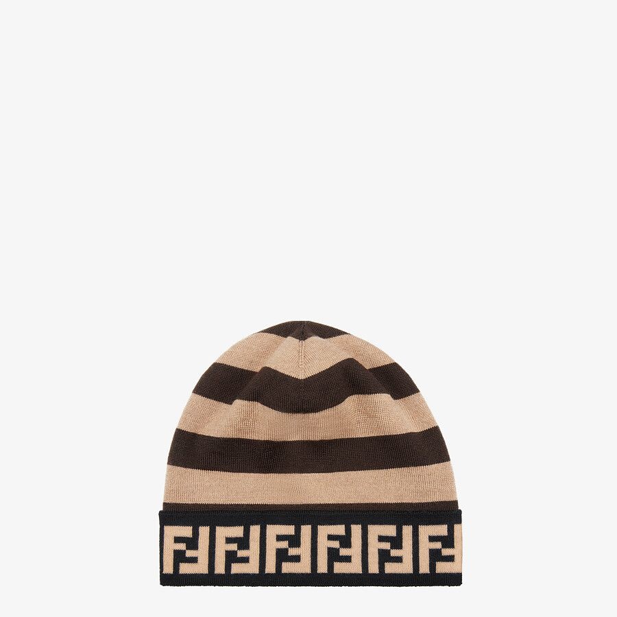 Brown wool hat - 1