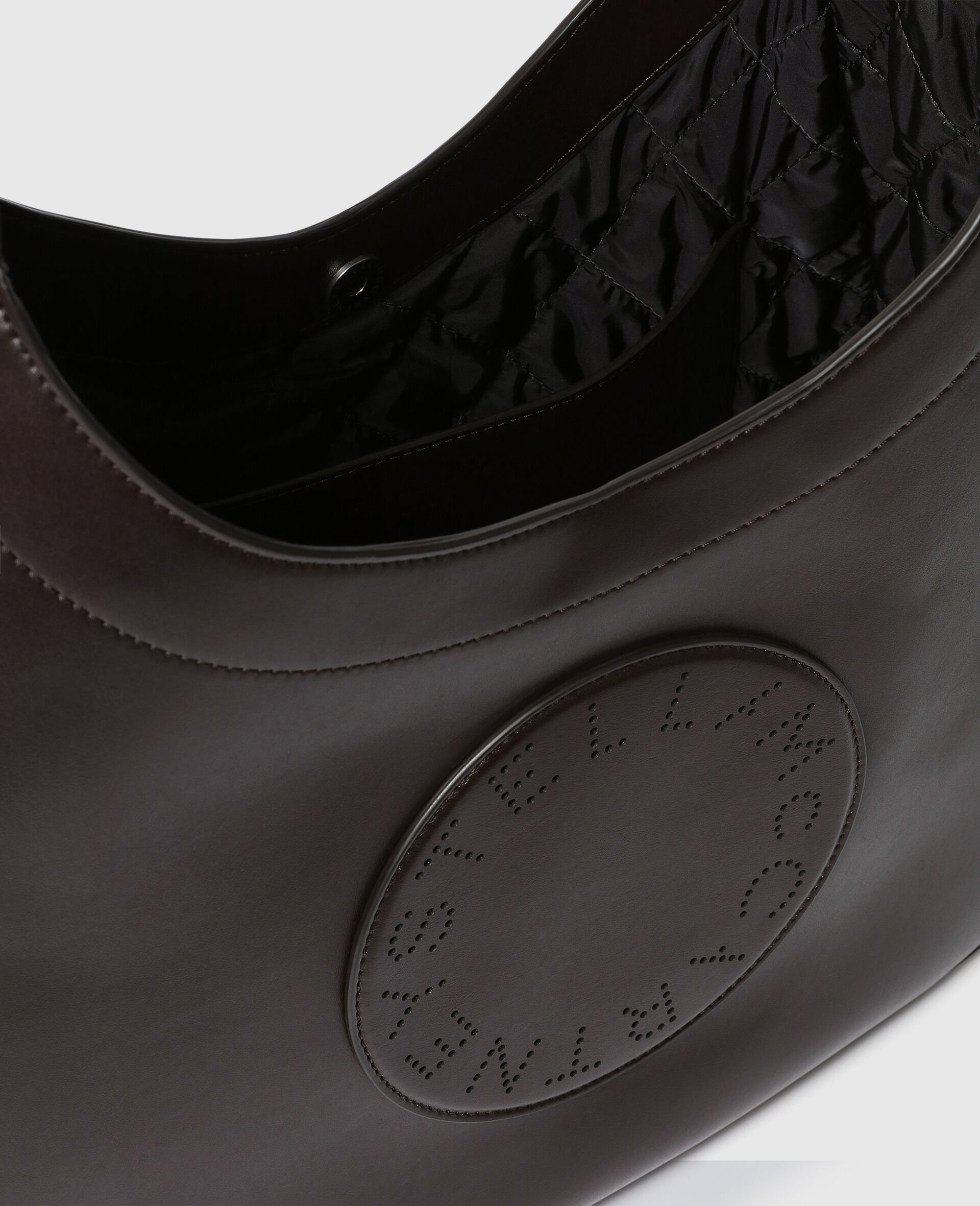 Logo Belt Slouchy Hobo Bag - 5