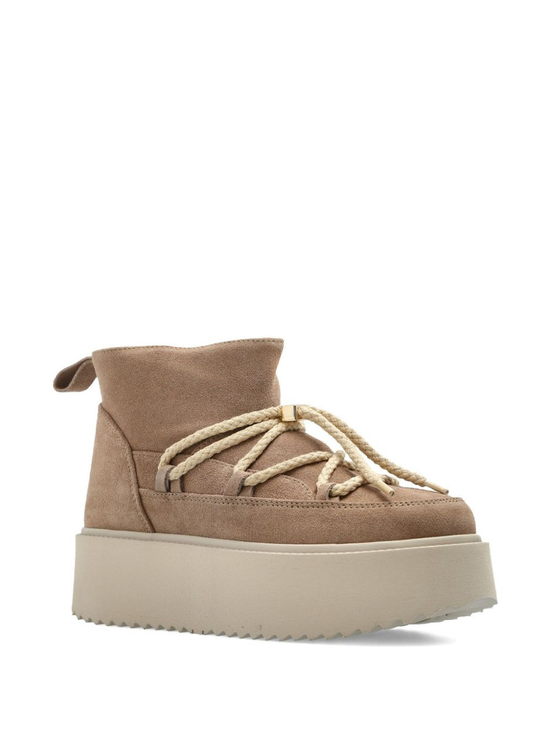 INUIKII lace-up platform boots outlook