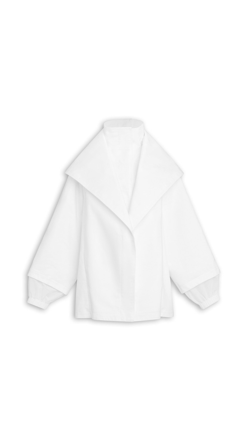 LAYERED COTTON PARKA 1