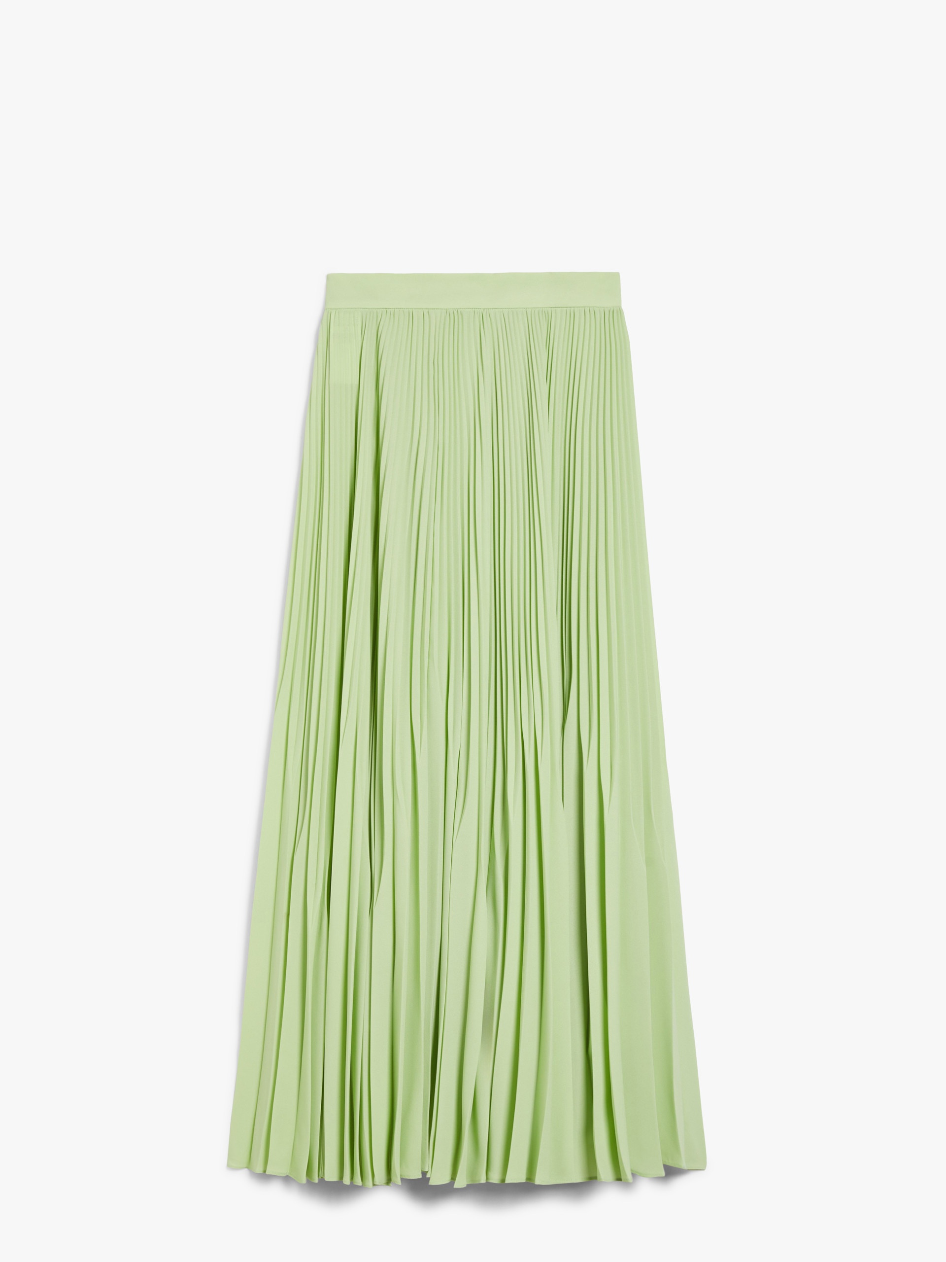 TIMOTEO Pleated sable georgette skirt - 1