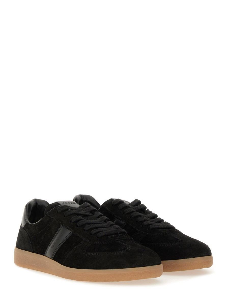LEATHER SNEAKER WITH LOGO - 2