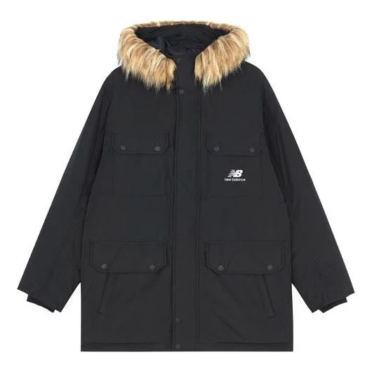 New Balance Classic Down Jacket 'Blue Brown' AMJ13329-BK - 1