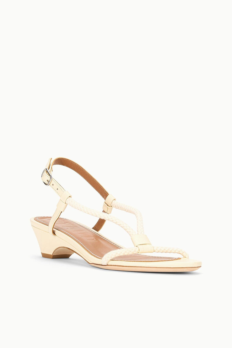 STAUD EDEN SANDAL CREAM 3