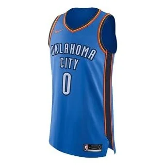 Nike NBA Russell Westbrook Icon Edition Jersey Basketball Jersey/Vest AU Player Edition Thunder Blue - 1