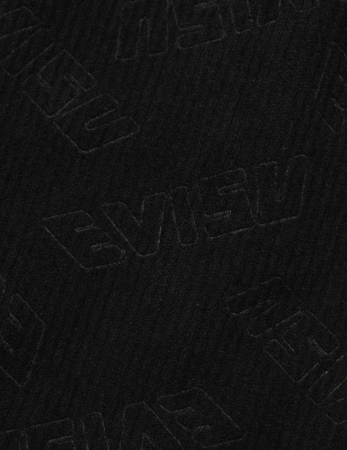 ALLOVER DEBOSS LOGO AND SEAGULL EMBROIDERY LOOSE FIT HOODED CORDUROY JACKET - 6
