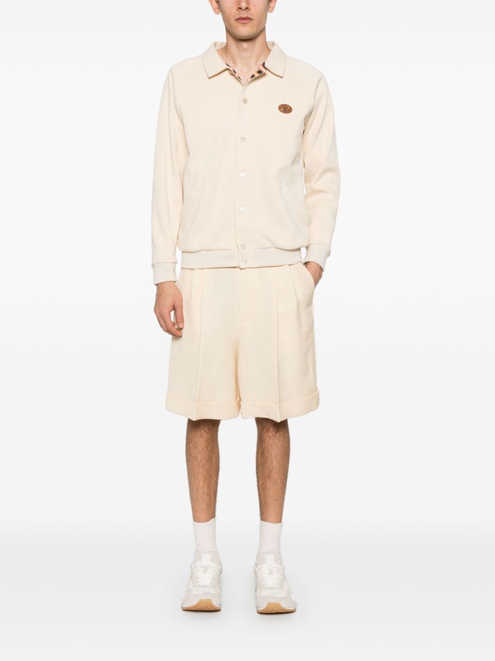 piqué bomber jacket - 2