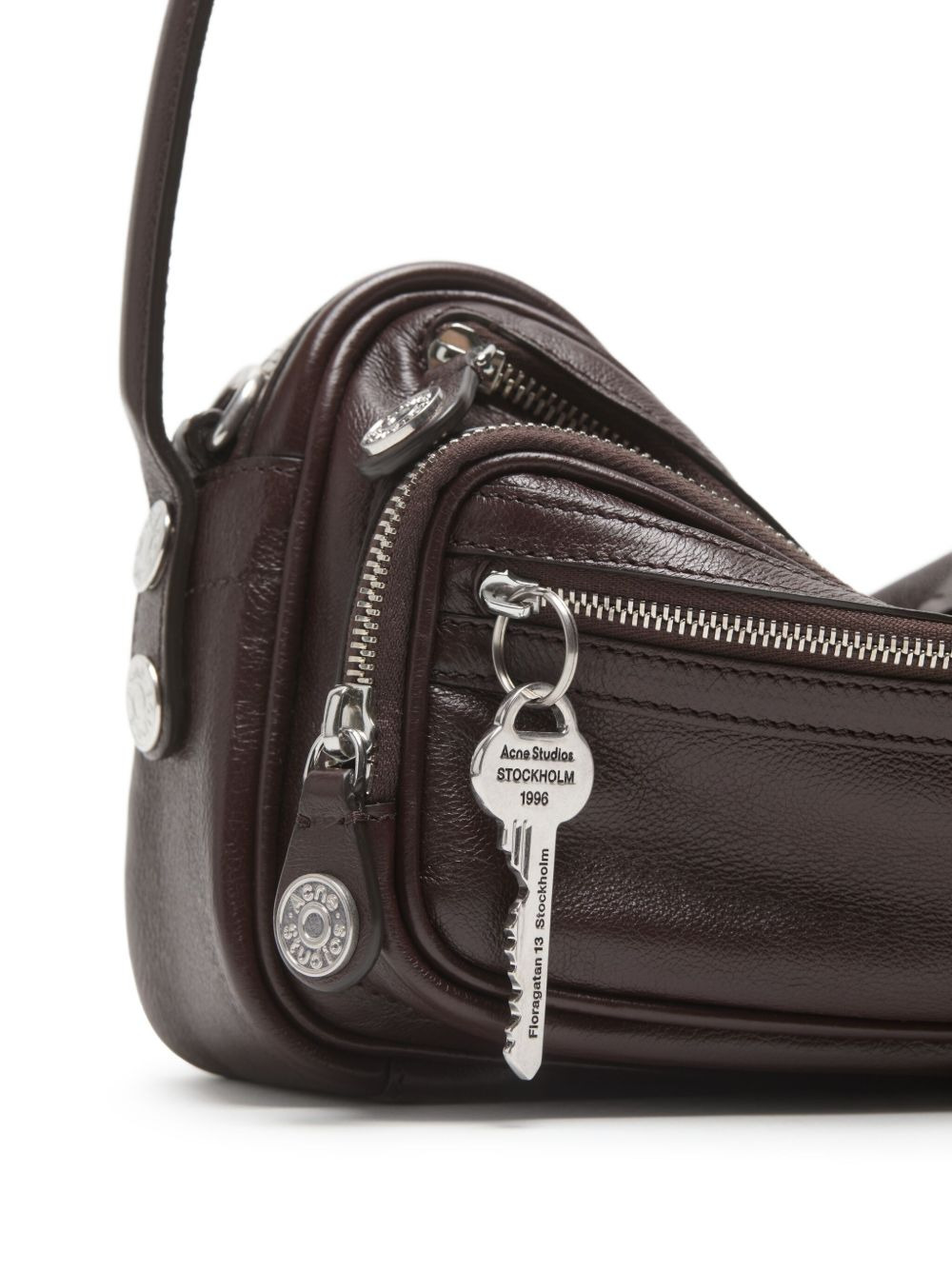 Camero Party key-charm leather shoulder bag - 4