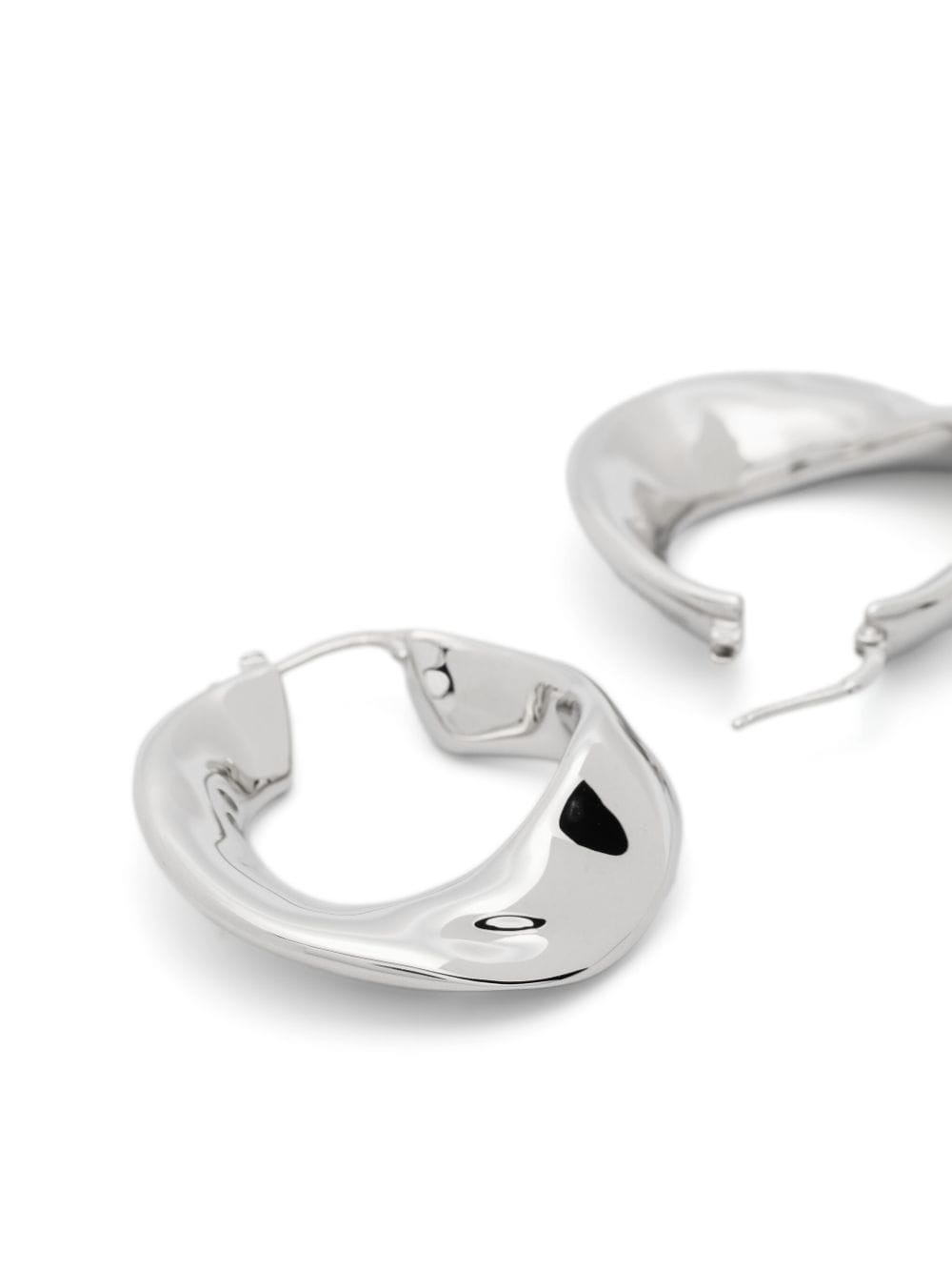 sculpted hoop earrings - 3
