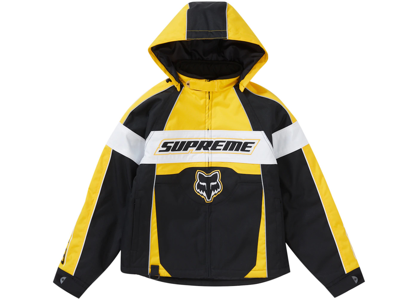 Supreme Supreme Fox Racing Jacket Yellow | REVERSIBLE