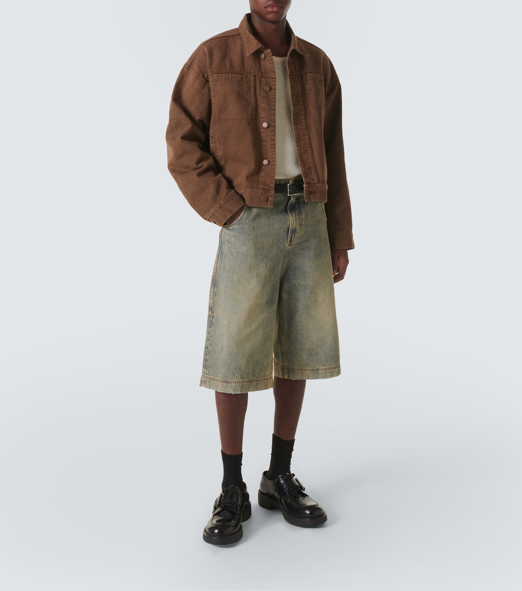 D-Shorts oversized denim shorts - 2