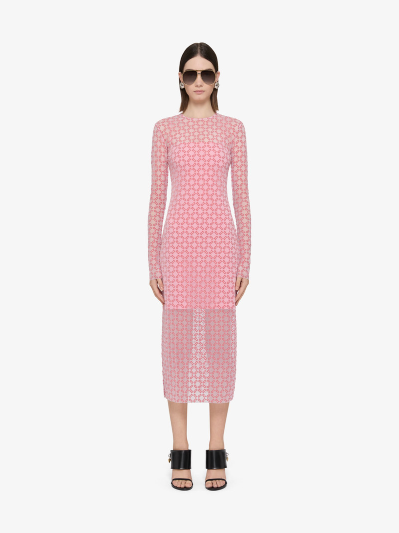 Givenchy DRESS IN MONOGRAM 72 TULLE outlook