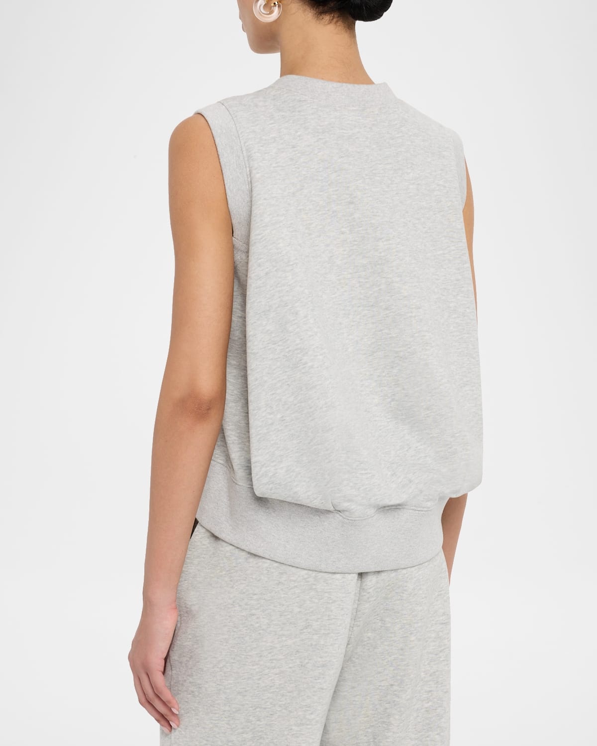 Sleeveless Crewneck Sweatshirt - 3