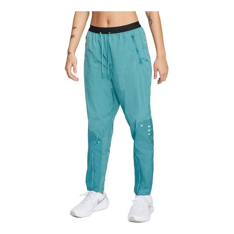 (WMNS) Nike Therma-Fit Training Woven Trousers 'Teal' DX5554-440 1