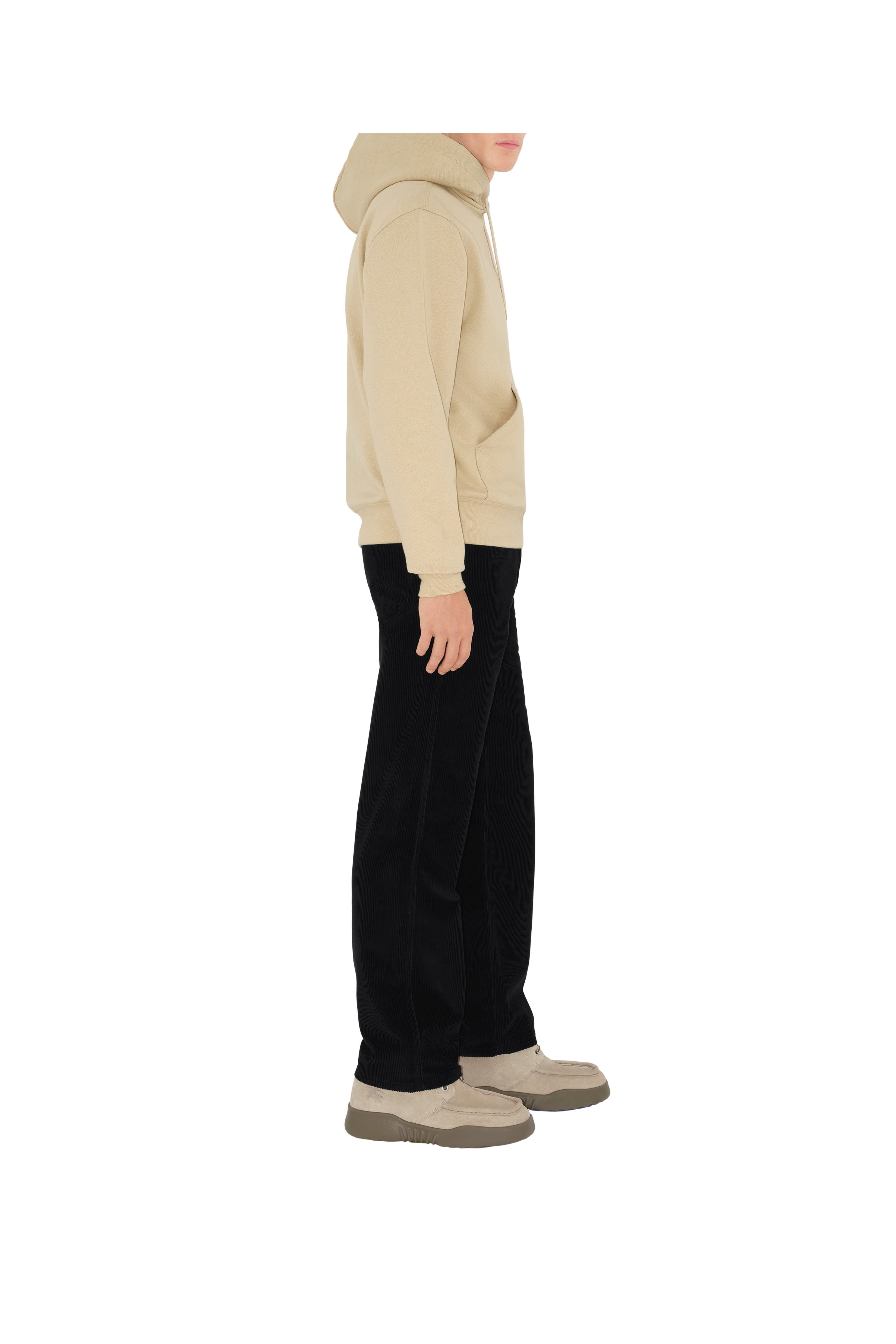 burberry Check Label Cotton Hoodie in Nutmeg at Nordstrom - 4