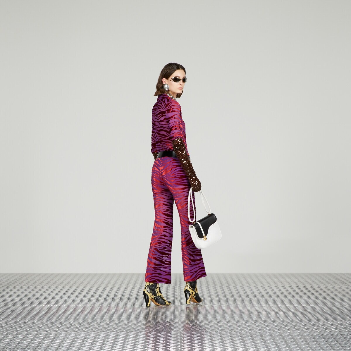 Animalier velvet pant - 3