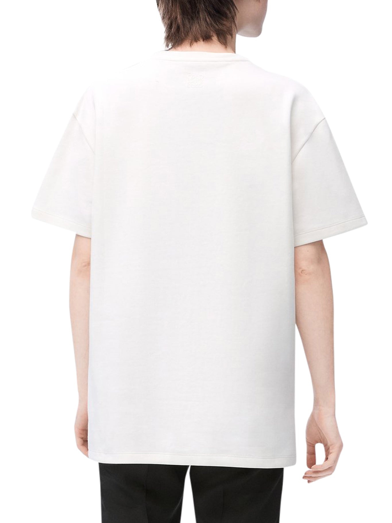 RELAXED FIT COTTON BLEND T-SHIRT - 4