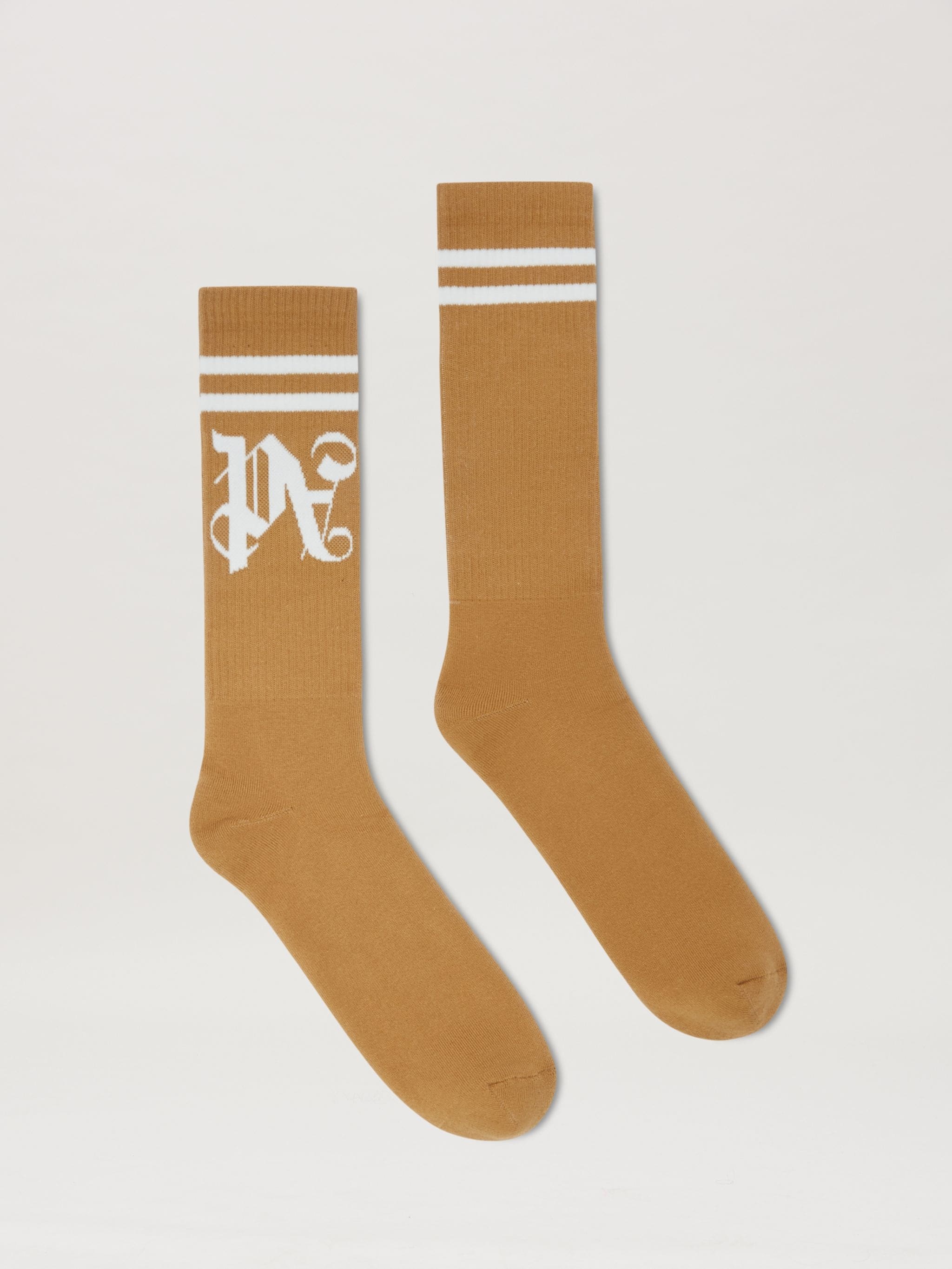Monogram Striped Socks - 1