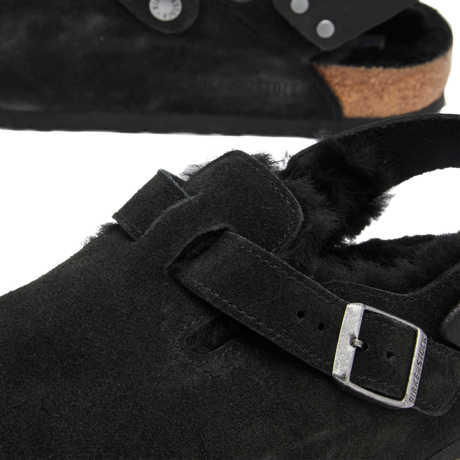 Birkenstock Tokio Shearling Leve Black Laf - 3