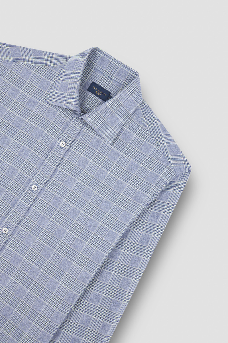 X-SOFT COTTON SHIRT WITH CHECKERED PATTERN 5