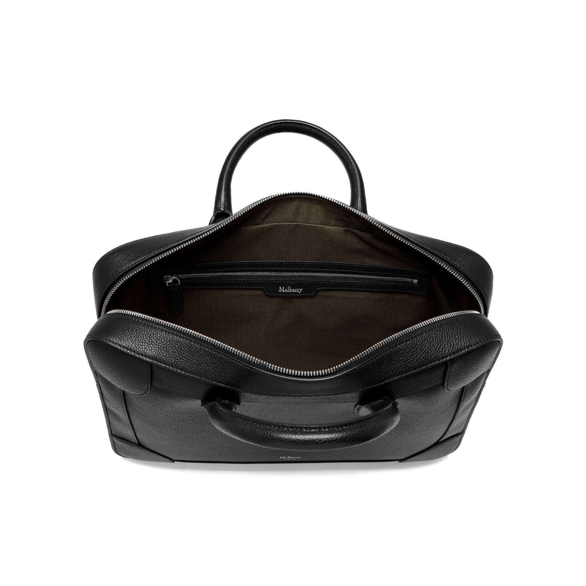 Mulberry Belgrave Leather Briefcase in Black at Nordstrom - 4