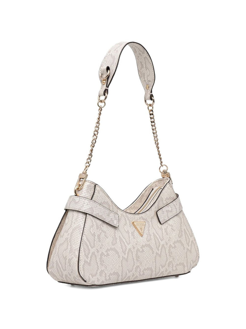 GUESS USA Serenova snake effect chain strap shoulder bag outlook