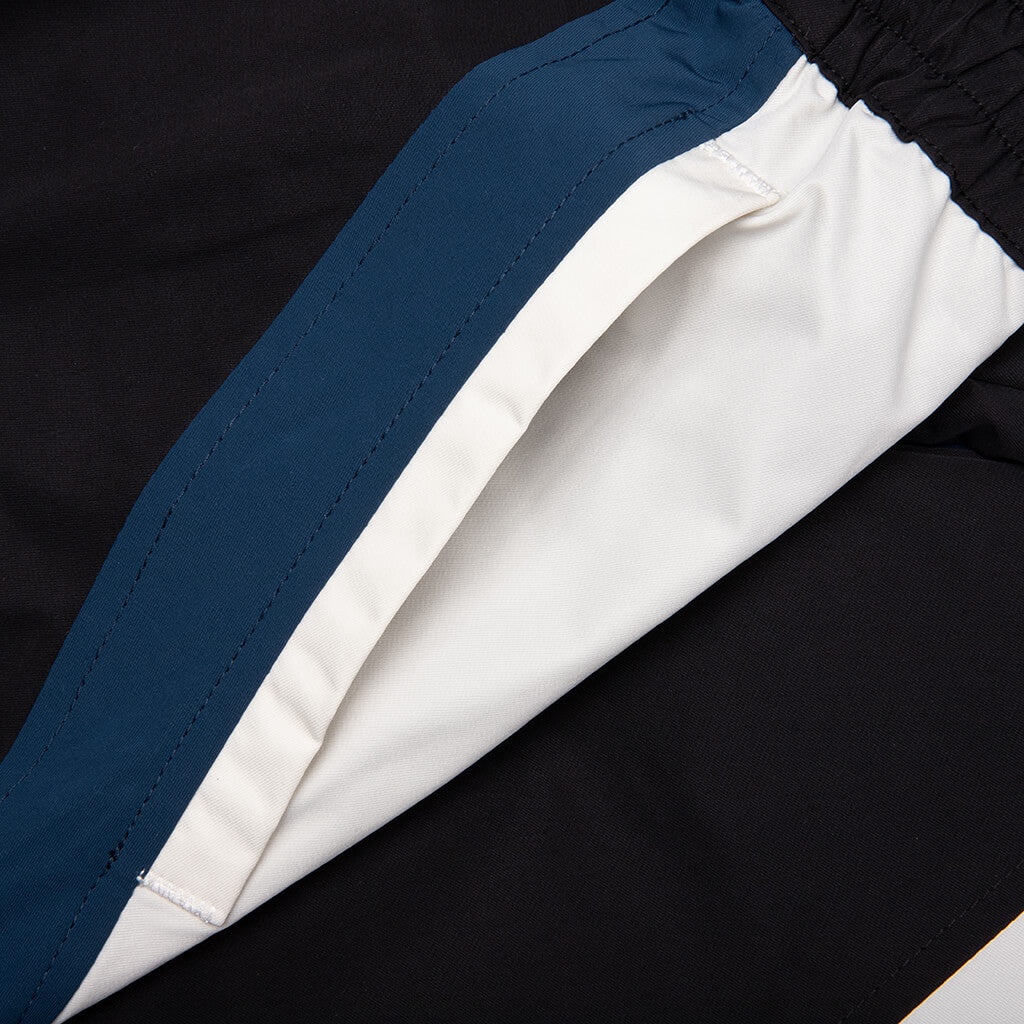 RHUDE COLOR BLACKED TRACK PANT - BLACK/CREAM - 3