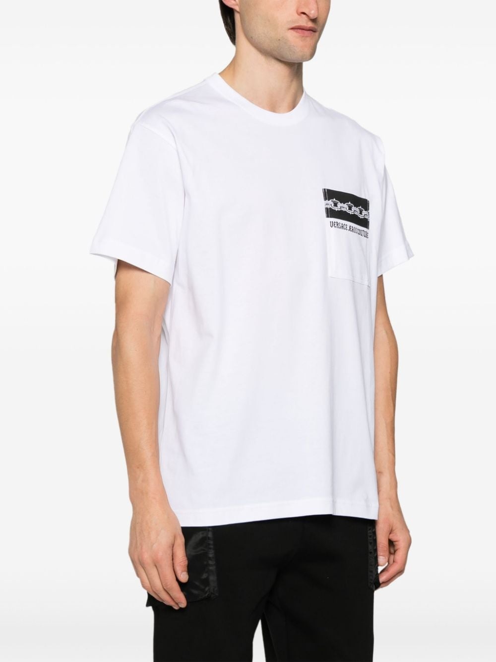 logo-print cotton T-shirt - 3