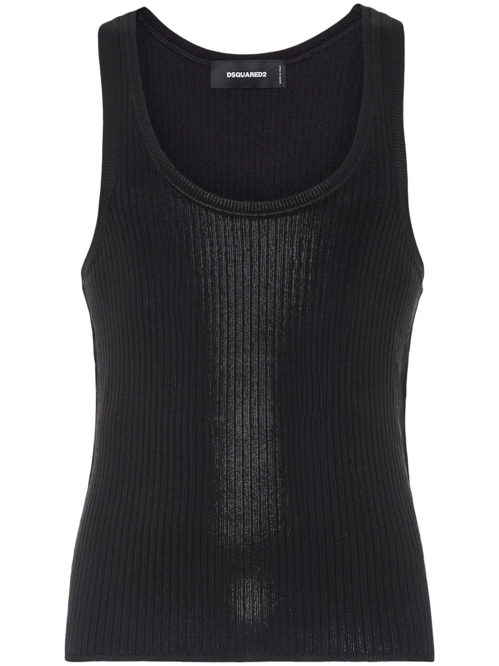 ribbed tank top - 1