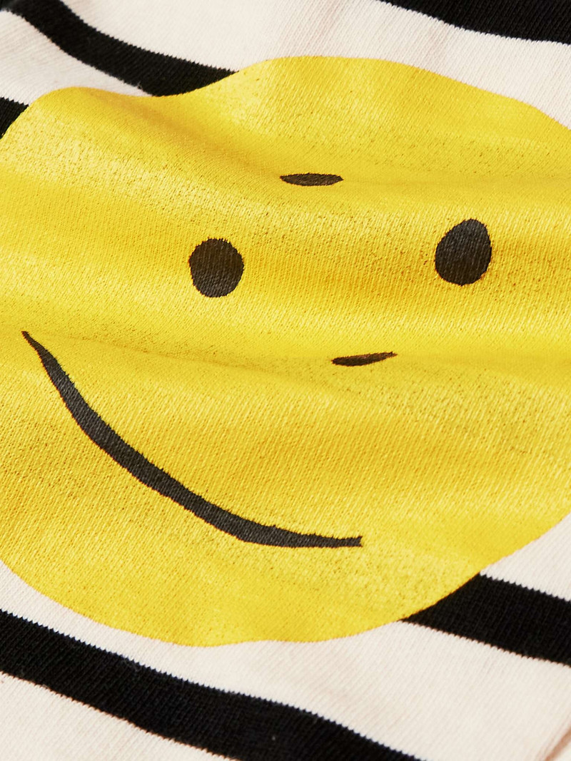 Printed Striped Cotton-Jersey T-Shirt 4