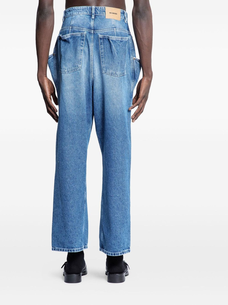 draped five-pocket jeans 4