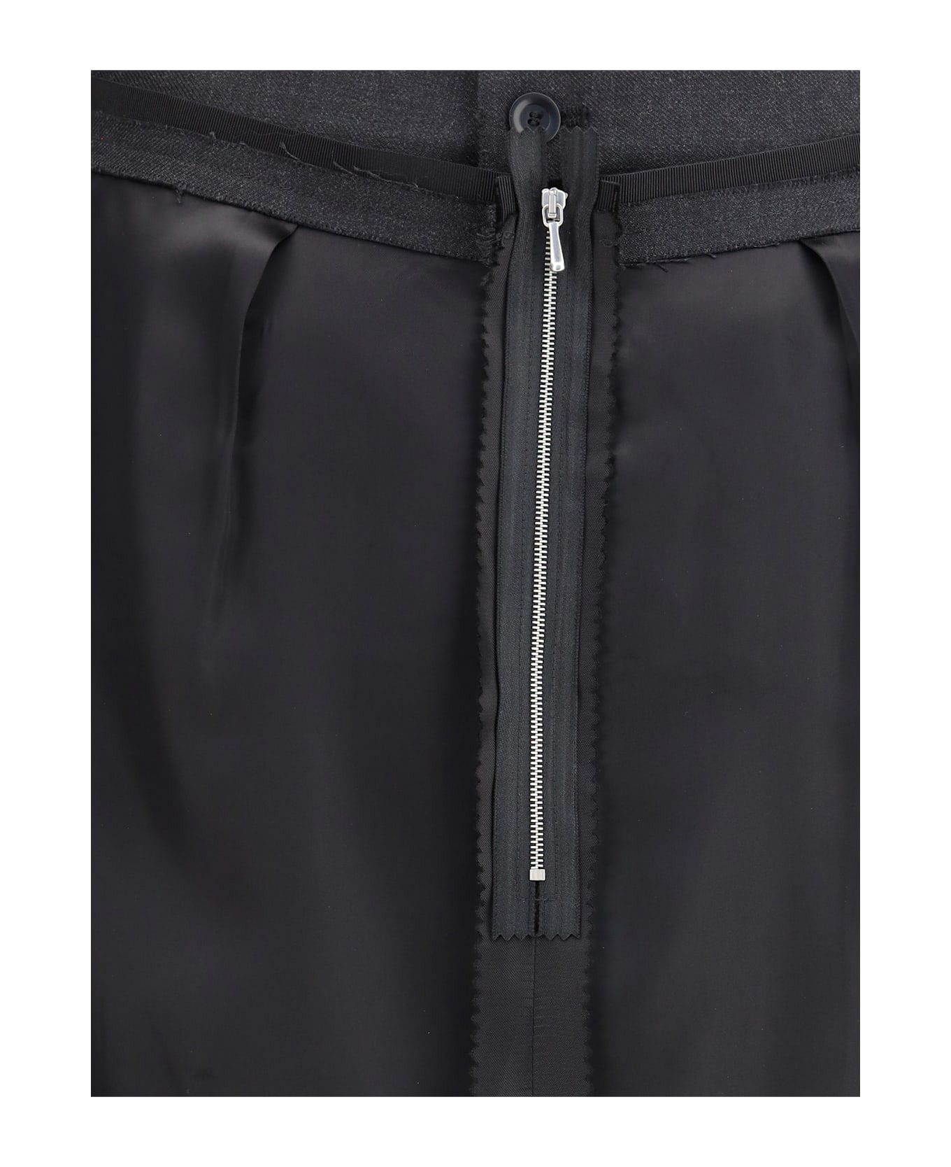 Wool Midi Skirt - 3