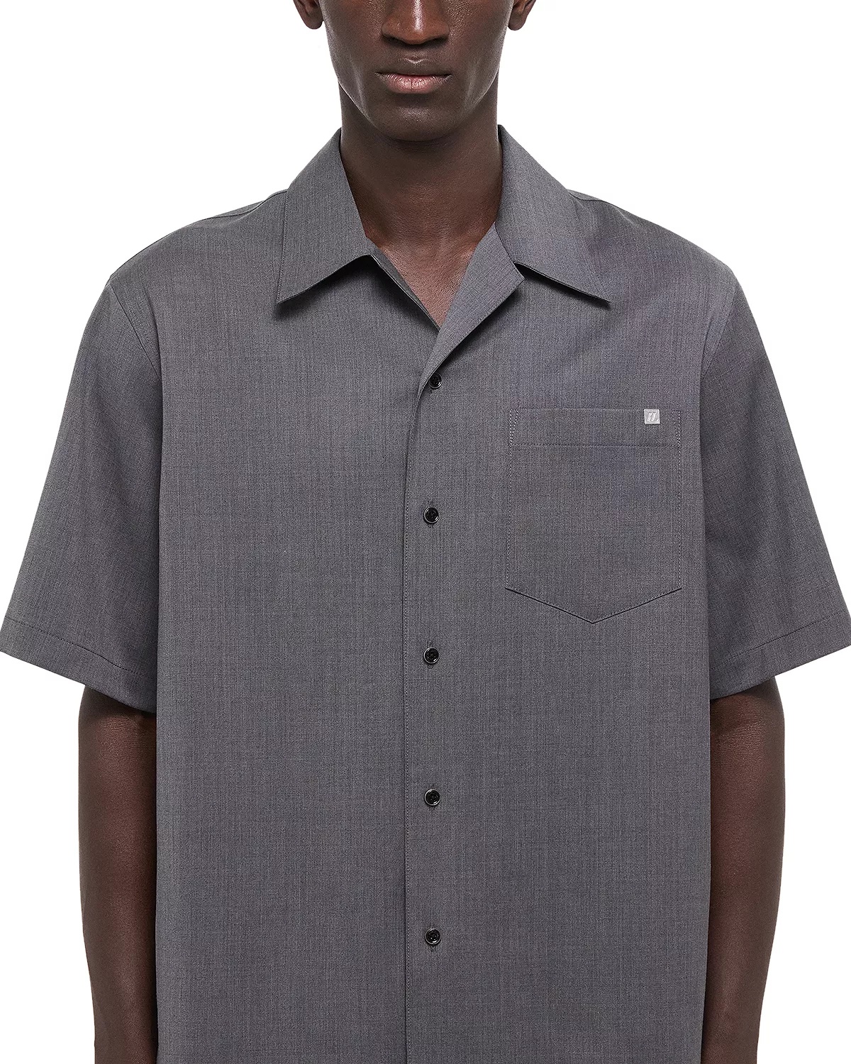 Boxy Short Sleeve Camp Shirt - 6