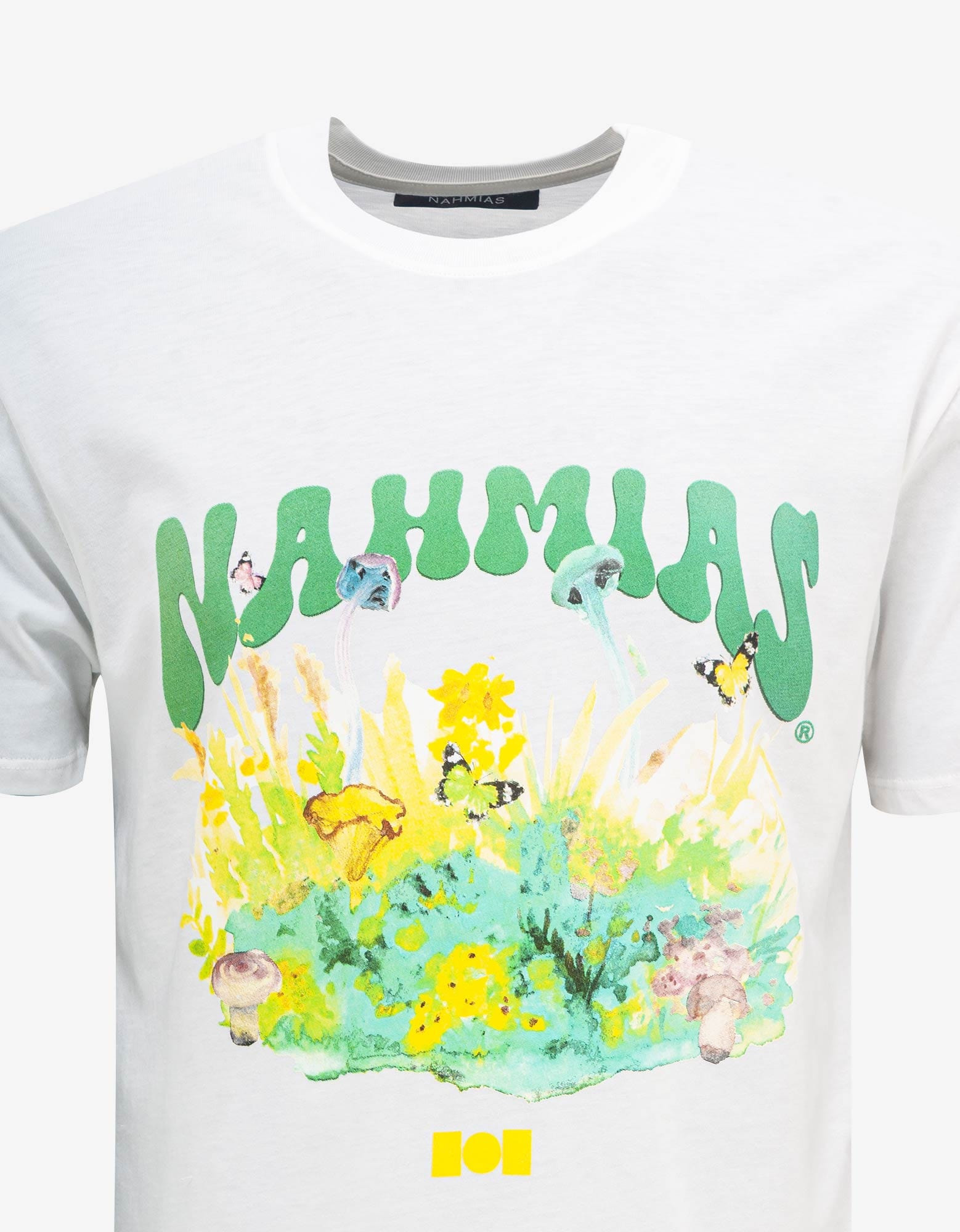 Nahmias White Nahmias Floral T-Shirt - 3
