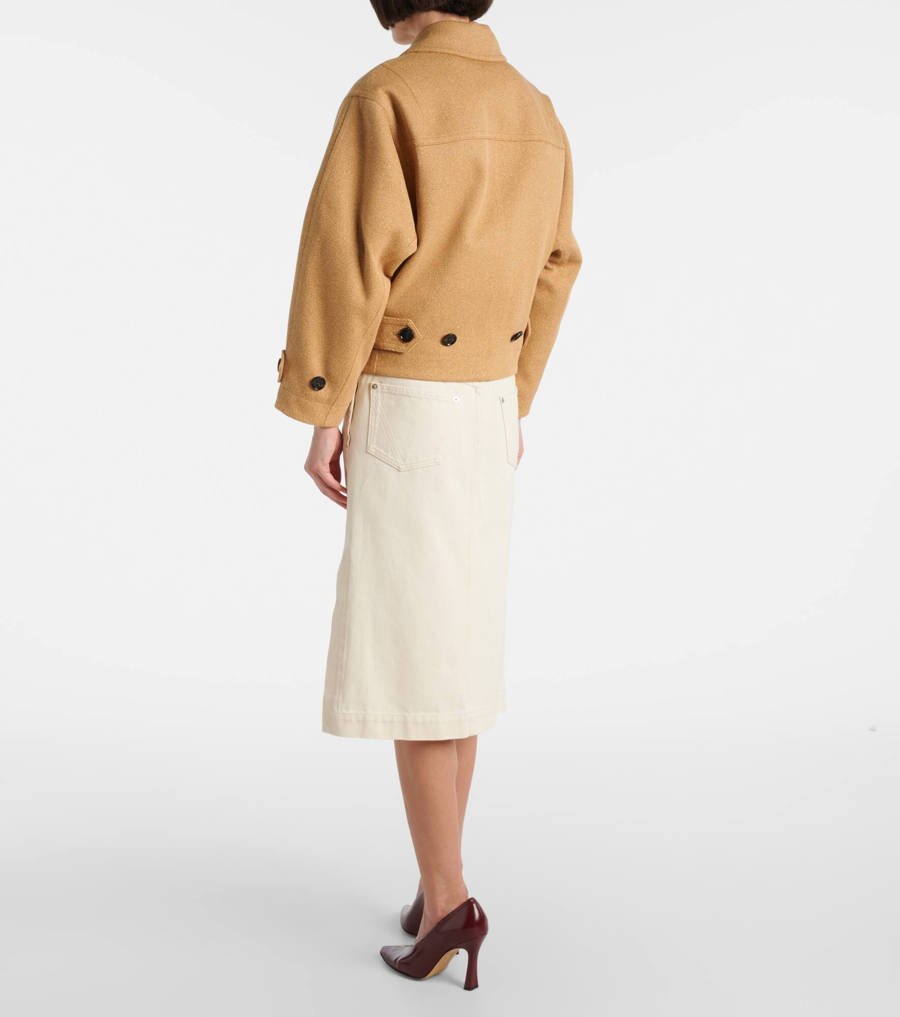 Cotton-blend frissé bomber jacket - 3
