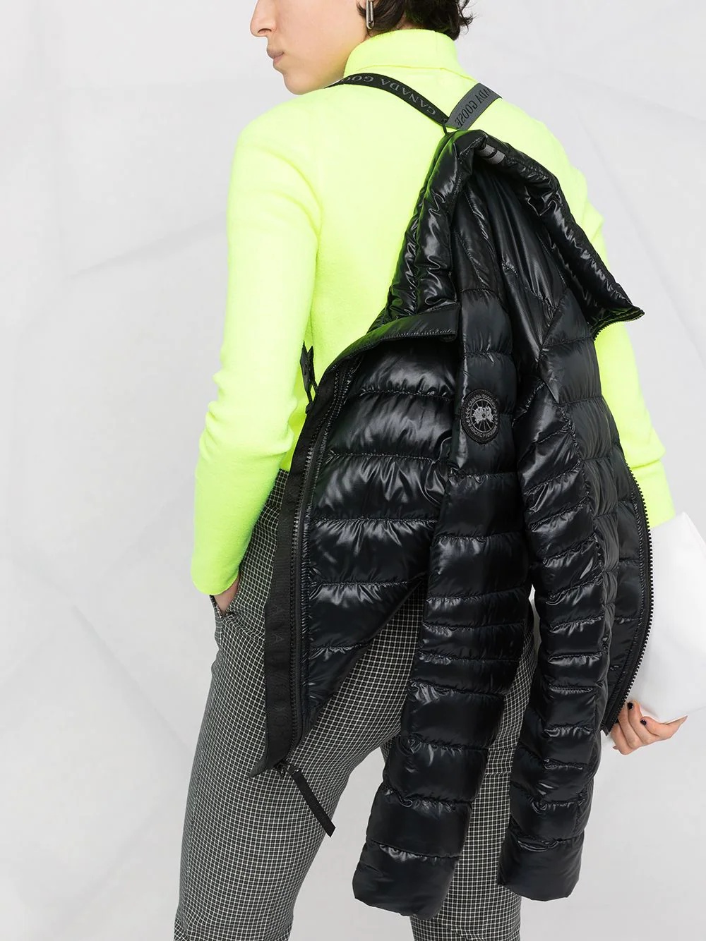 quilted zipped puffer jacket - 5