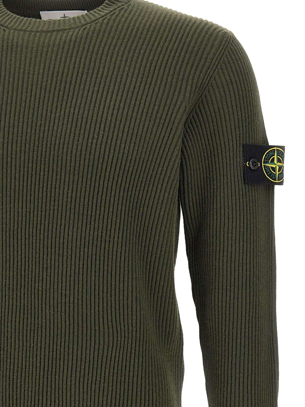 5100053 ribbed crew-neck sweater - 5
