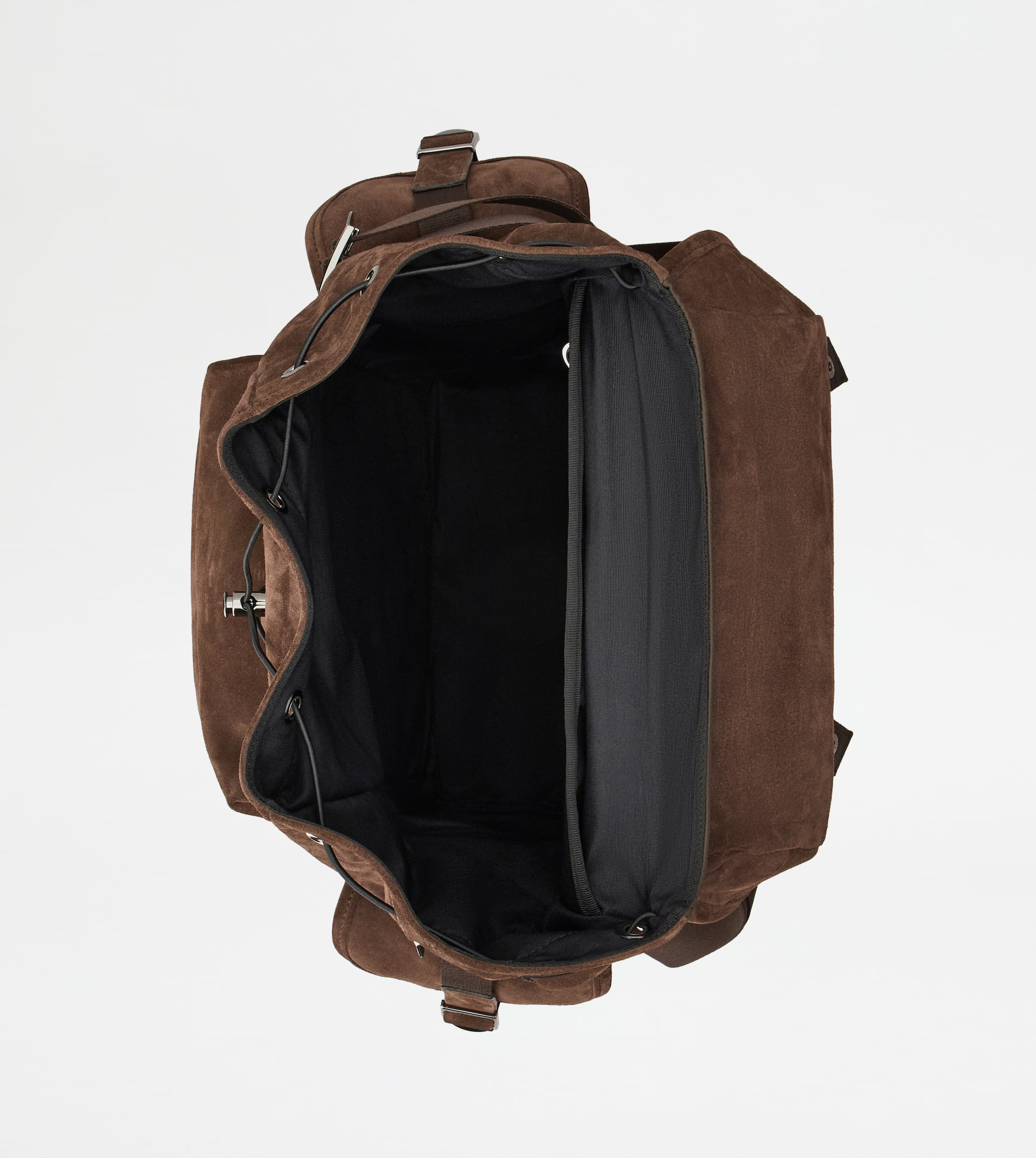 BACKPACK IN SUEDE MEDIUM - BROWN - 4