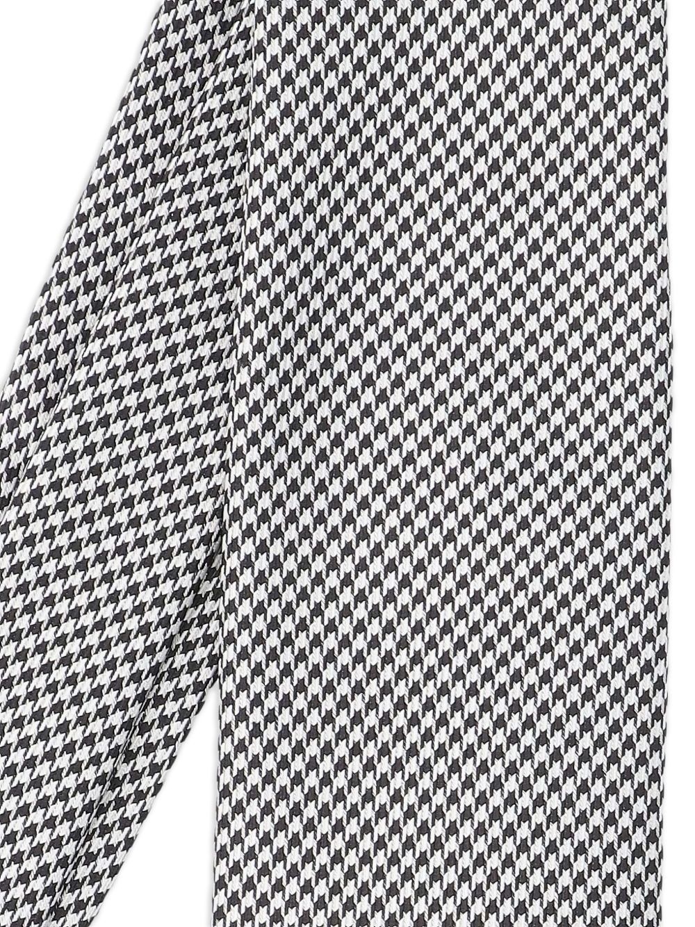 houndstooth-pattern tie - 2