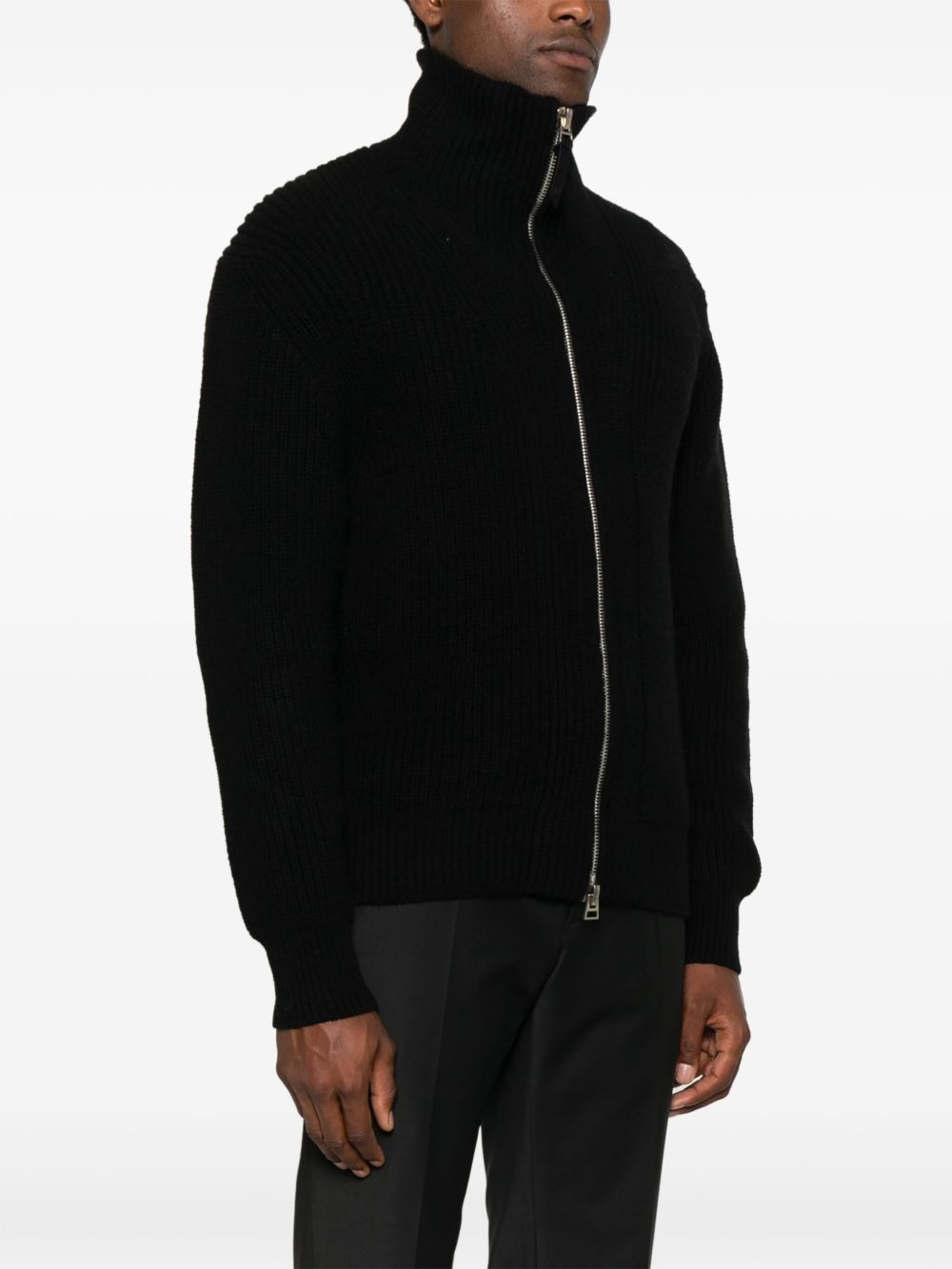 zip-up cardigan - 3