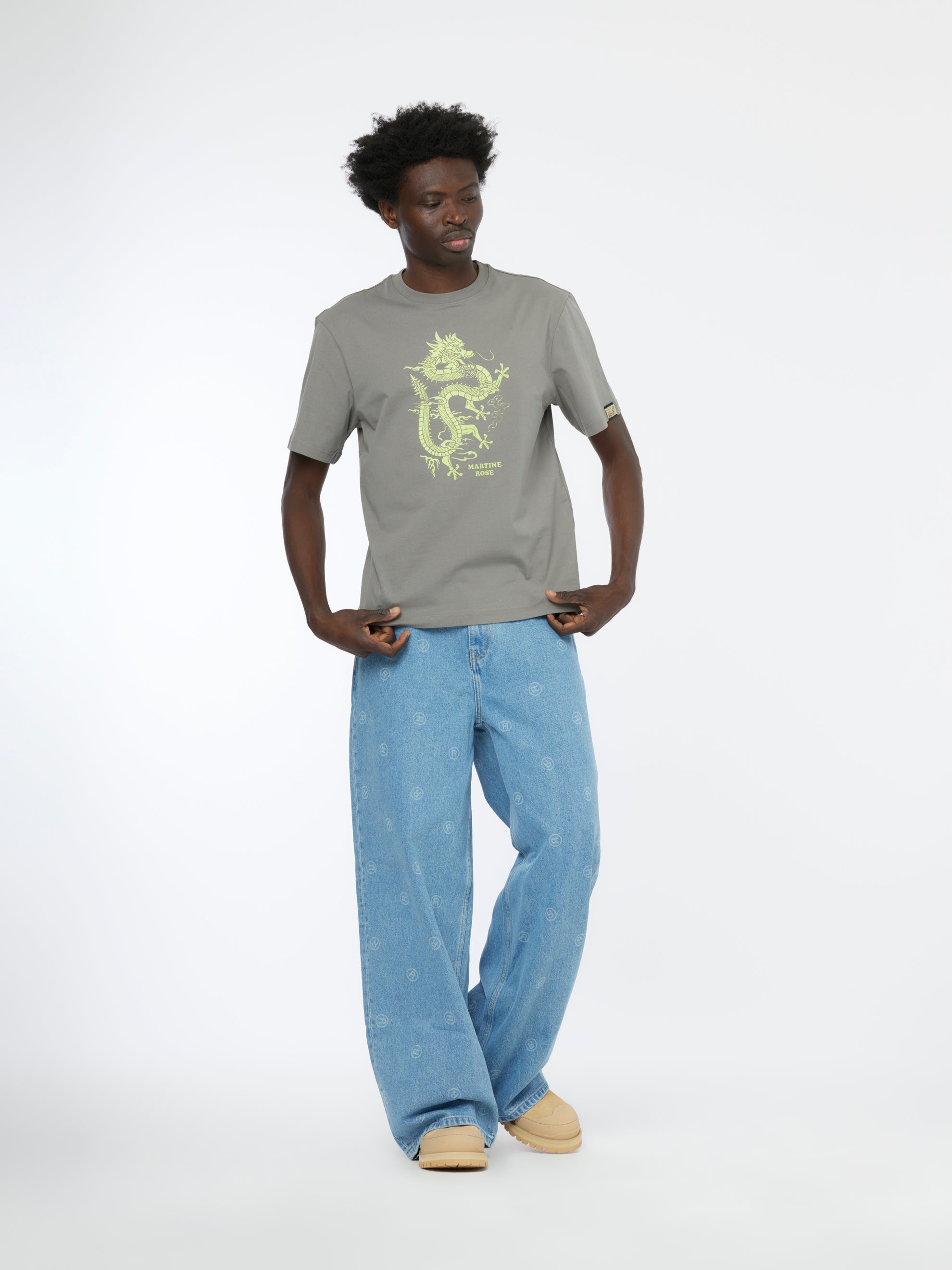 DRAGON CLASSIC T-SHIRT (GREY) - 4