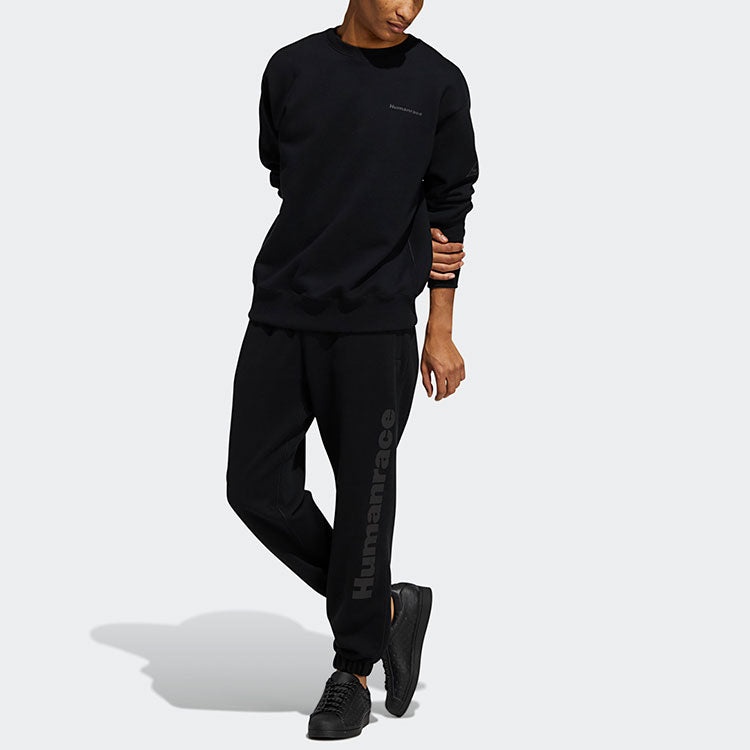 adidas originals x Fei Dong Pw Bas Crew Sports Ribbed Round Neck Pullover Unisex Black GT4329 - 6