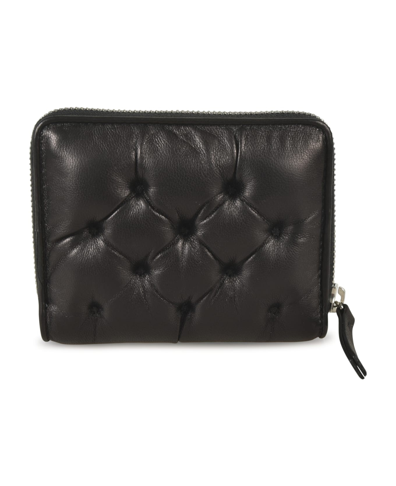 Numbers-motif Zipped Padded Wallet - 2