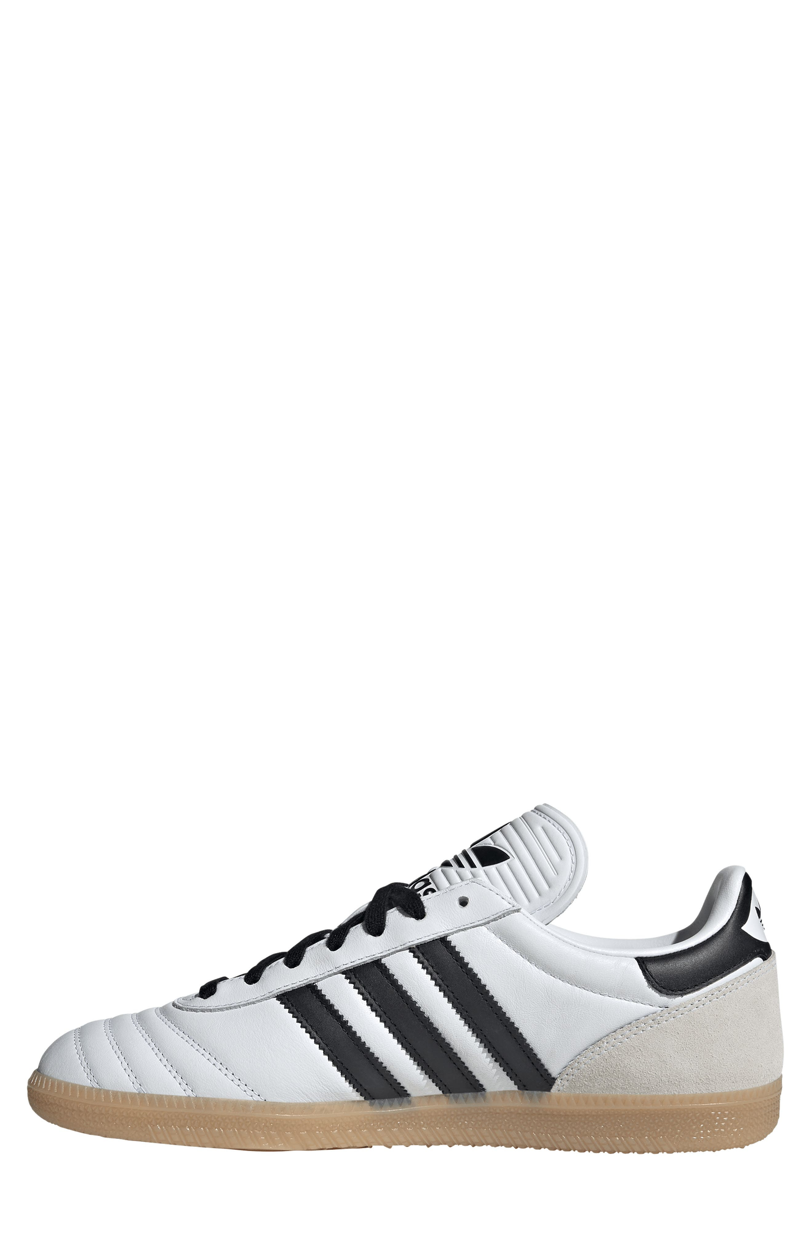adidas Gender Inclusive Samba 62 Sneaker in White/Black/Gum at Nordstrom - 6