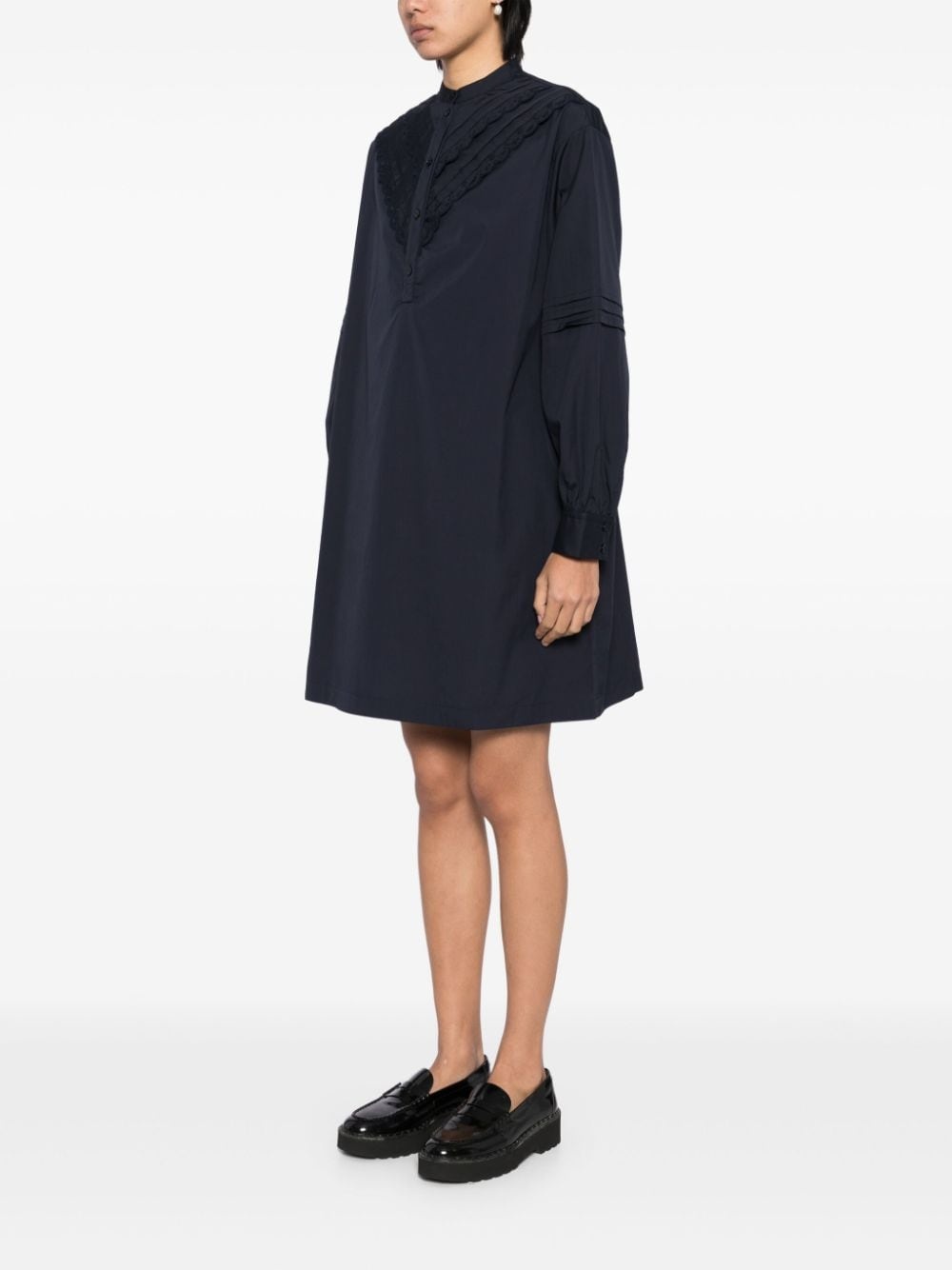 craft embroidery shirt dress - 3