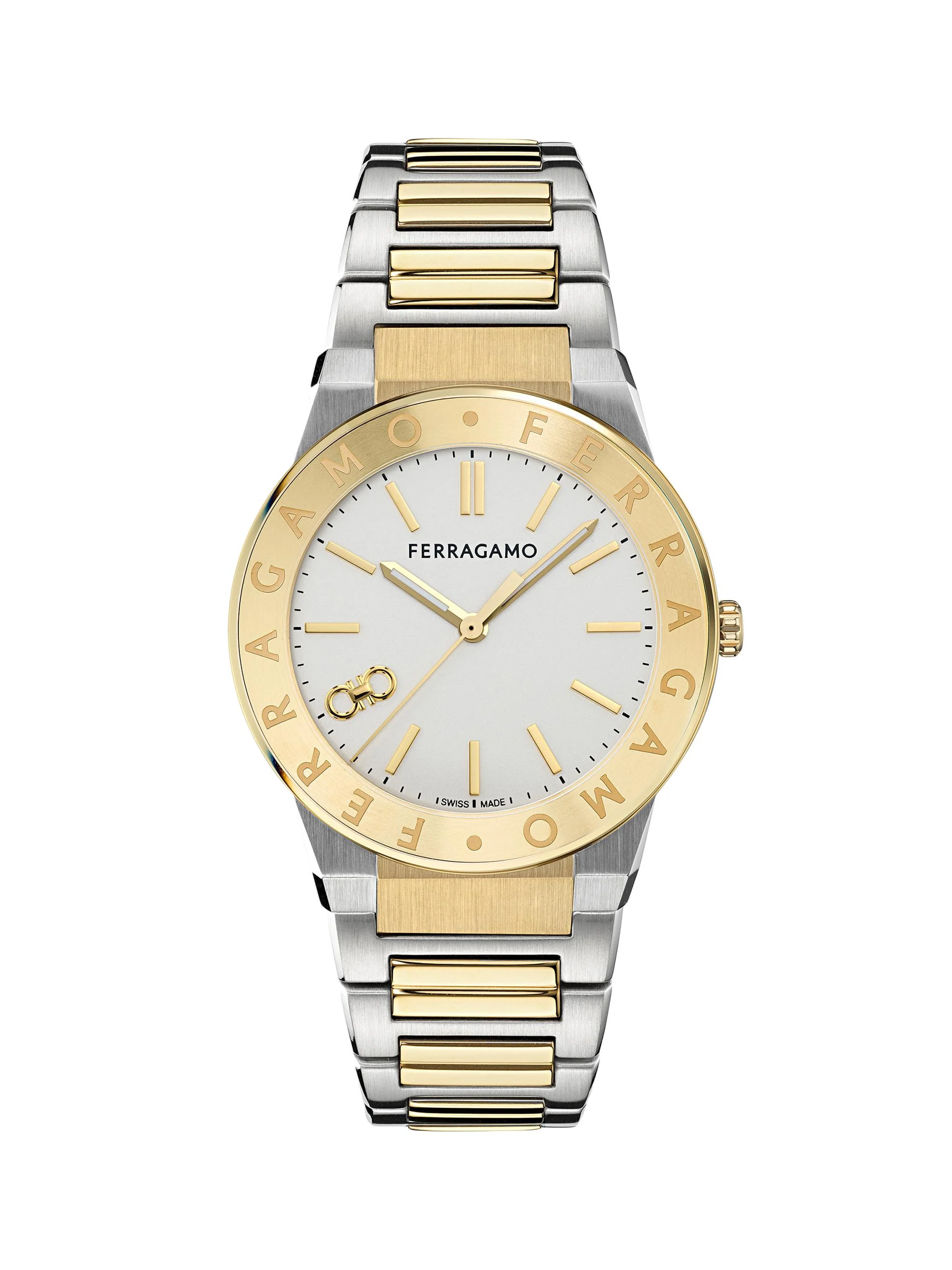 Men's Two-Tone Stainless Steel Logo Bracelet Watch/41MM - Two Tone - 1