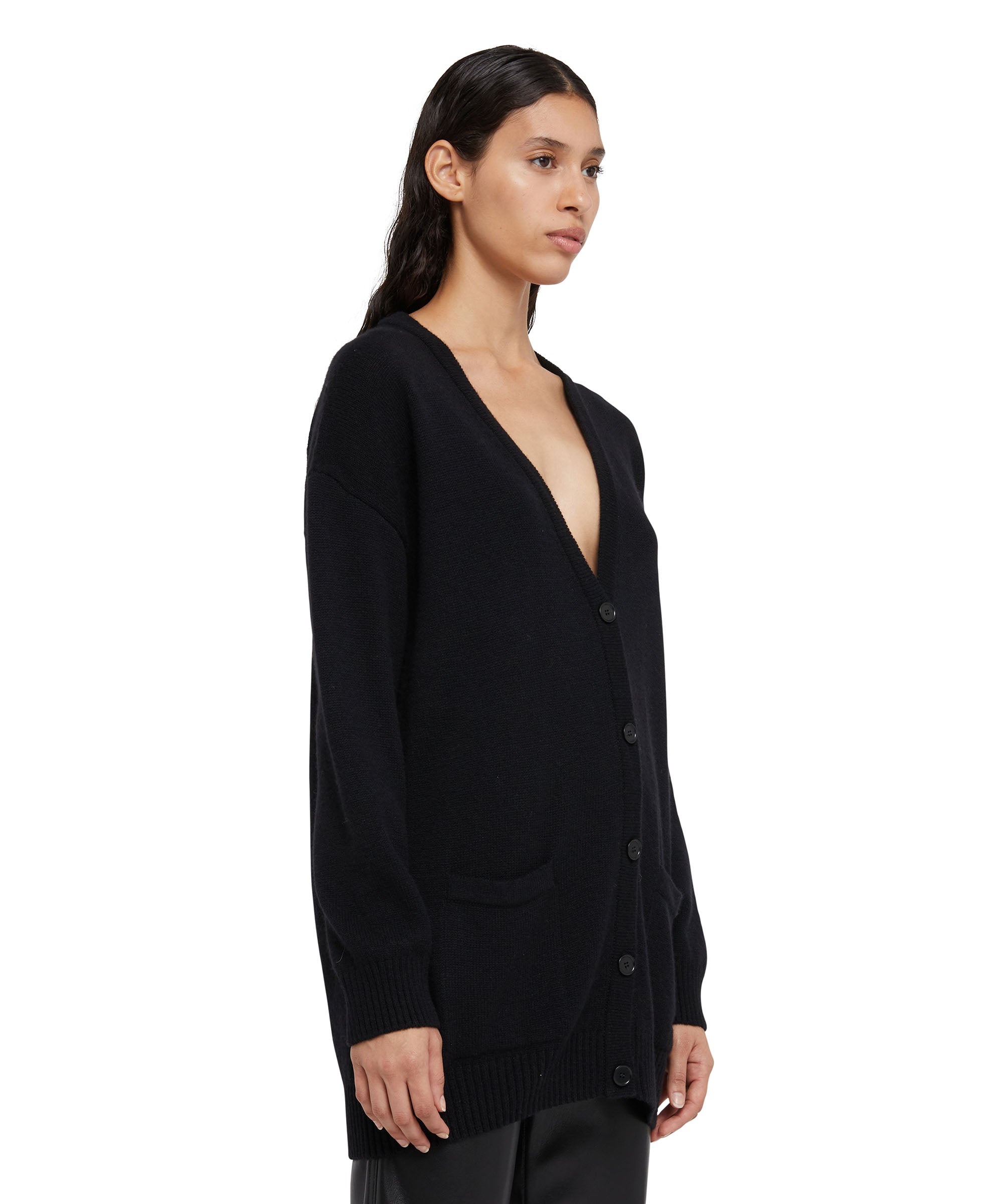 Wool and cashmere cardigan - 4