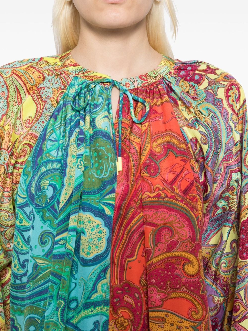 Ceto Spliced blouse - 5